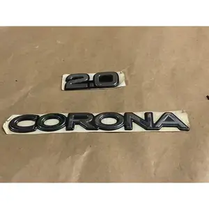 TOYOTA CORONA  正廠 後蓋 標誌 名牌